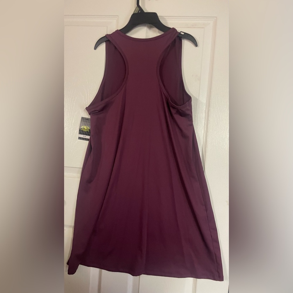 Athletic Works Purple‎ Racerback Dress XL Plus 14/16 NWT Activewear - Picture 3 of 4